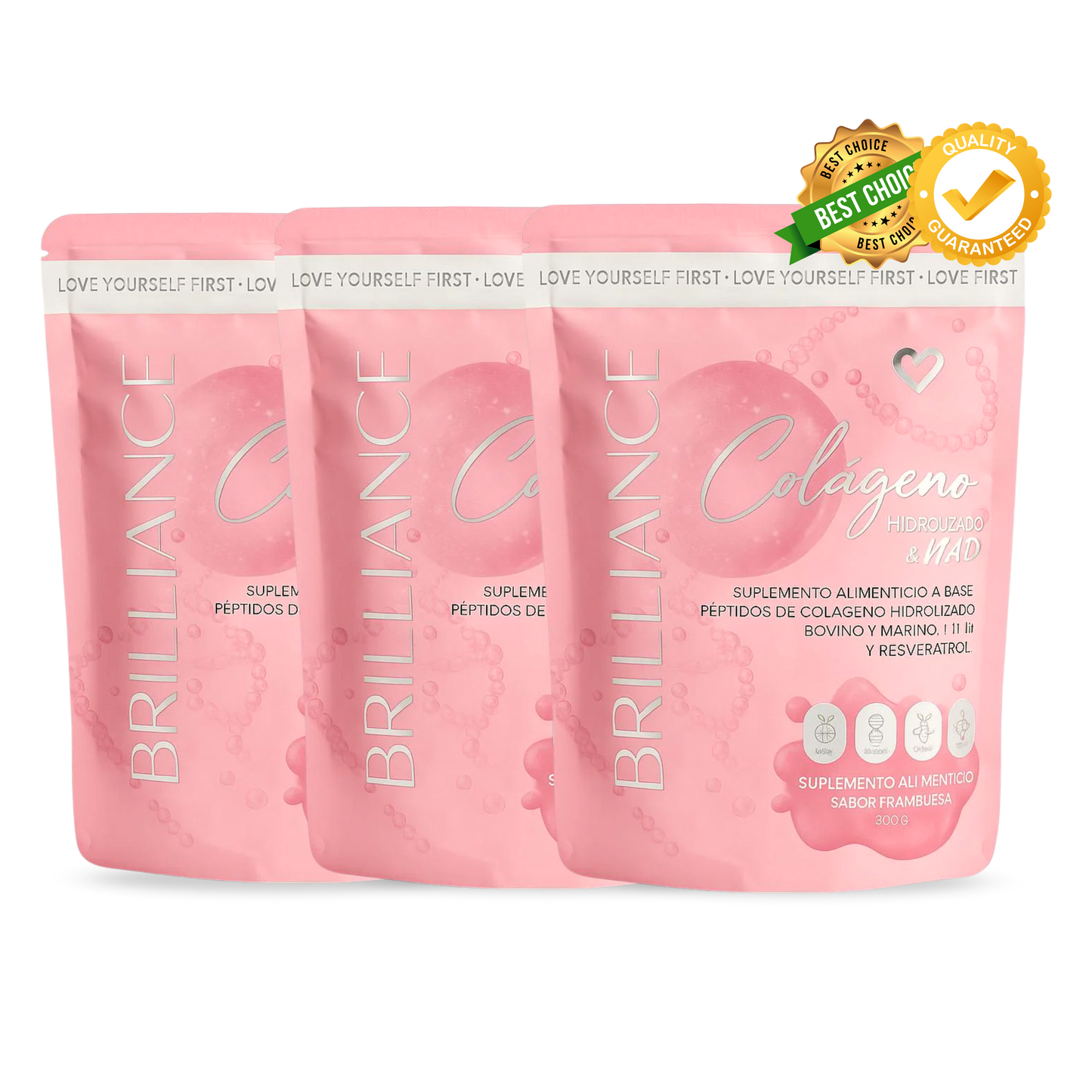 Maná Colágeno - Brilliance Hidrolizado  3 Pack