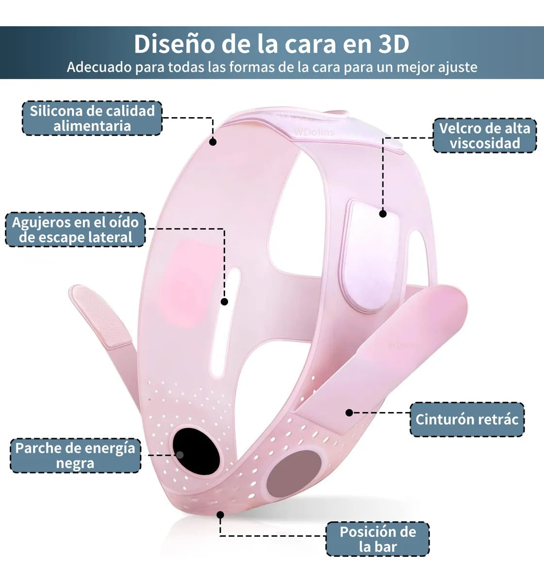 Mentonera de Silicona BeautyGirls™